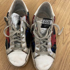 Golden Goose Superstar Classic with Black Plaid Check Size 39